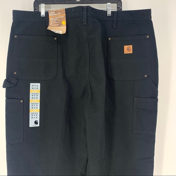 Carhartt Loose Fit Double Front Work Dungaree Pant - Picture 2 of 6